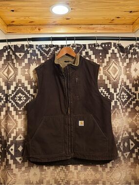 Carhartt Women’s Vintage Vest, Brown, Size XL